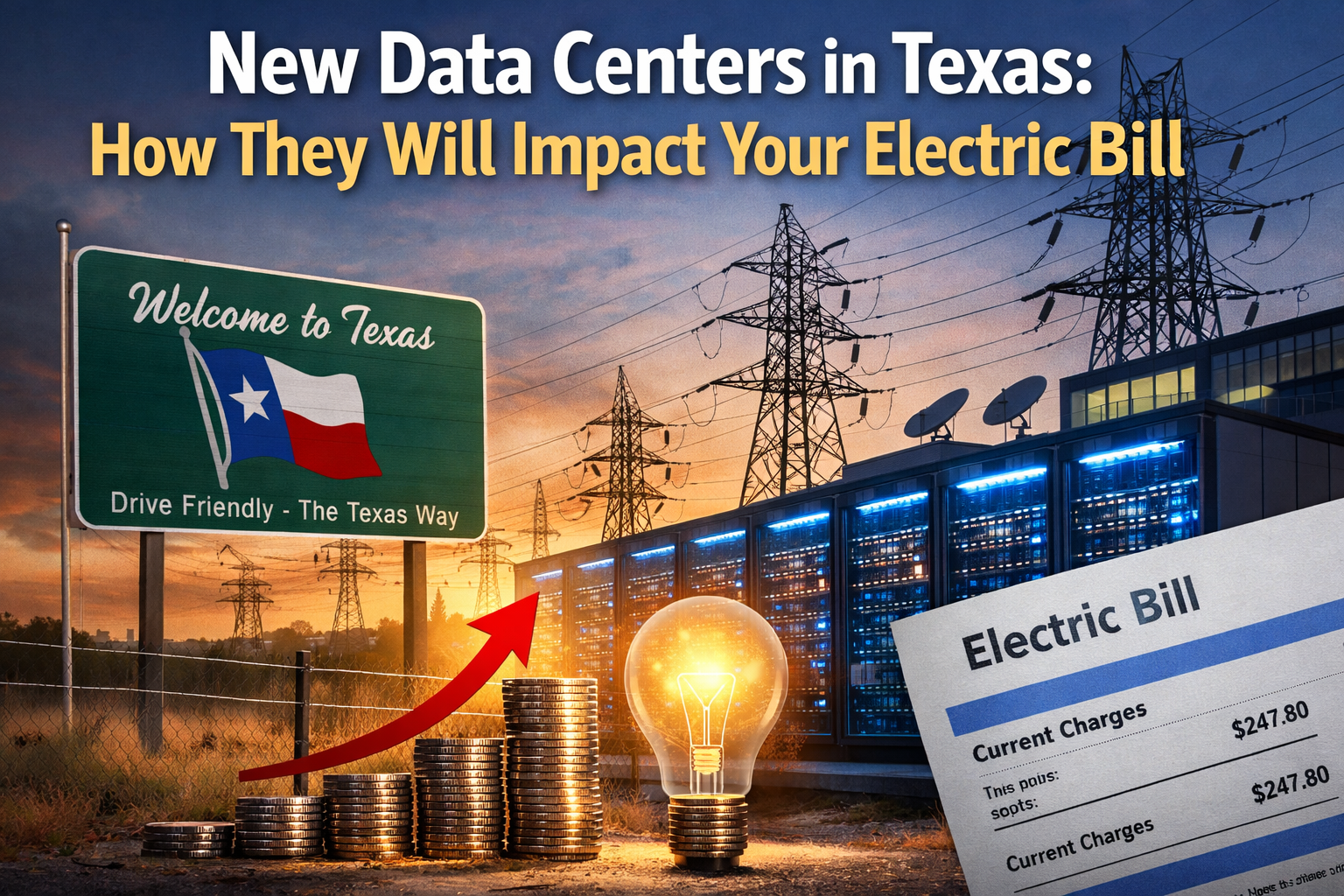 Texas Data Centers Impact on Electric Bill